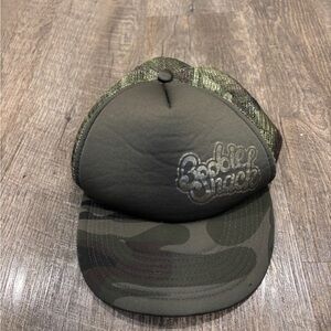 Camo Trucker Hat with Embossed Logo